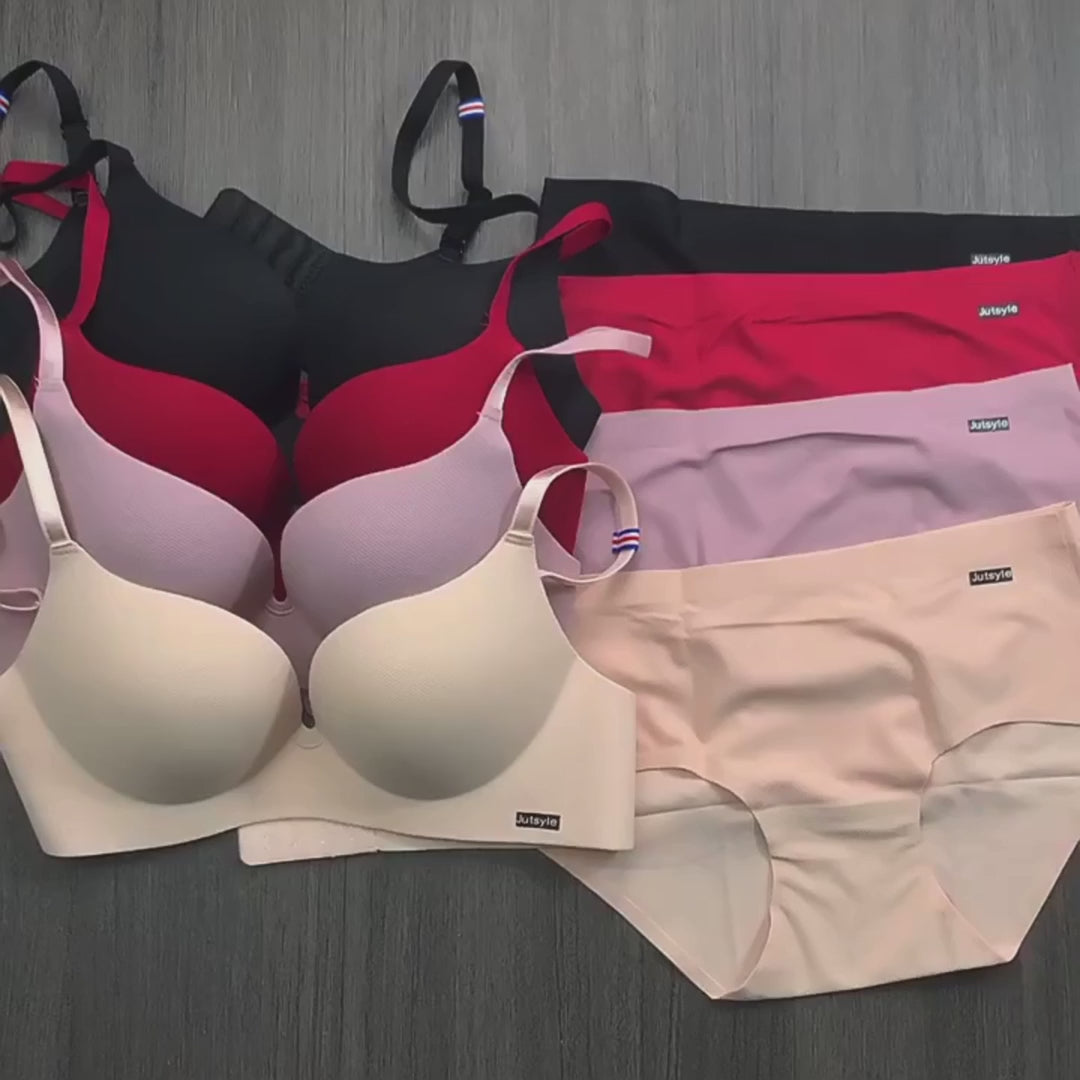 (Pack of 6) Women's Bra Panty Lingerie Set for Girl's | L-2